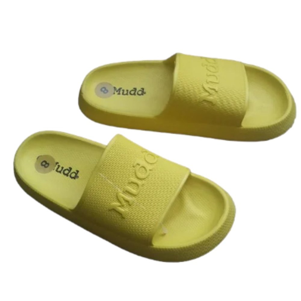 MUDD Women's flip flops Color Yellow, Size 8